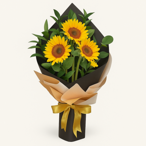 🌻 Buket Bunga Matahari – Energi Positif & Keceriaan dalam Setangkai Bunga di 