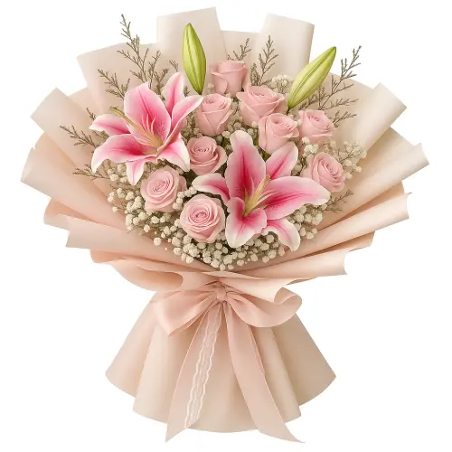 🌸 Buket Lily Elegan – Hadiah Anggun & Bermakna di  di Tangerang